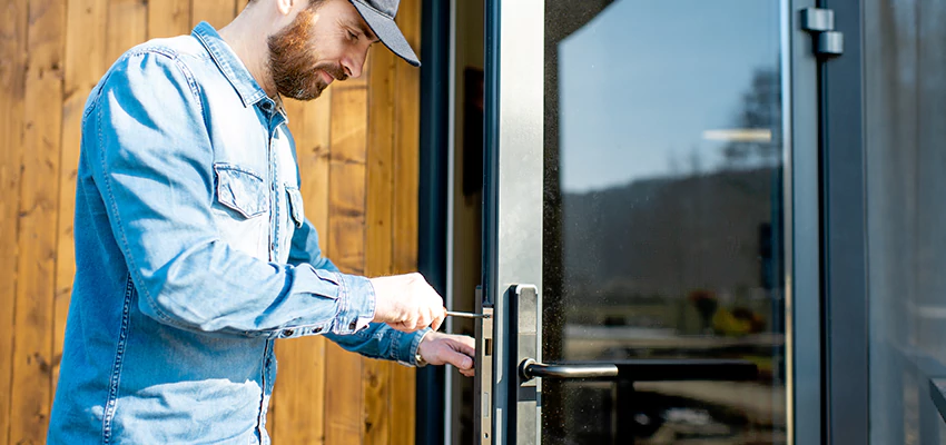 Frameless Glass Storefront Door Locks Replacement in Rancho Murieta, CA